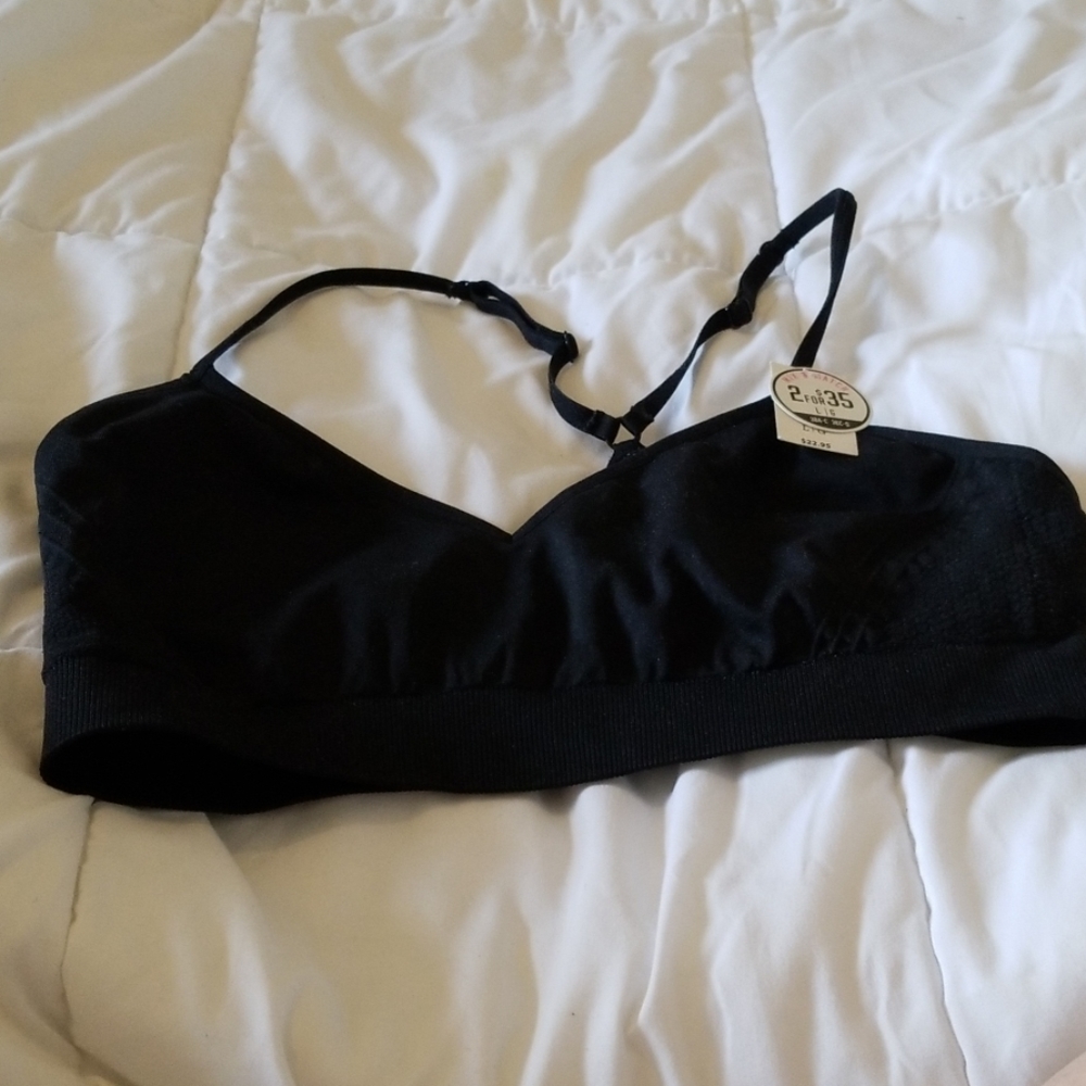 Pink Victoria's Secret sports bra